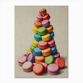 Macarons 1 Canvas Print