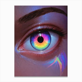 Rainbow Eye 1 Canvas Print