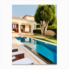 Mediterranean Villa 1 Canvas Print