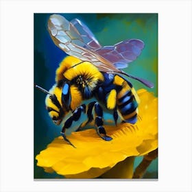 Stinger Bee 3 Painting Canvas Print