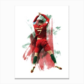 Legend Soccer Cristiano Ronaldo Portugal Canvas Print
