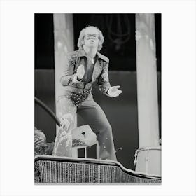 Elton John At Midsummer Music Vintage Canvas Print