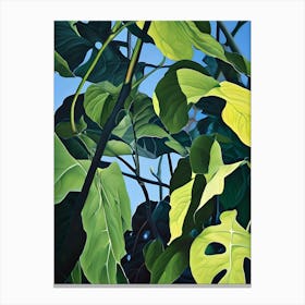 Monster Leaves 1 Canvas Print