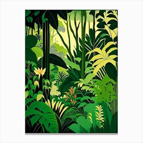 Majestic Jungles 6 Rousseau Inspired Canvas Print