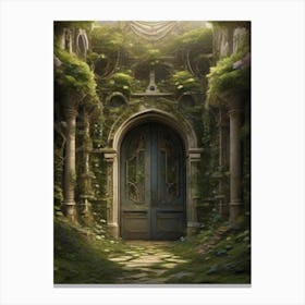 Doorway In The Forest Canvas Print