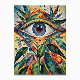 Plant Eye no1 Canvas Print