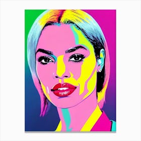 Rosario Dawson Pop Movies Art Movies Canvas Print