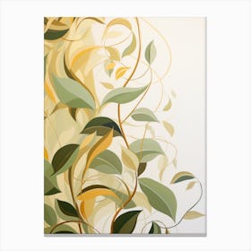 Abstract Of Leaves Canvas Print