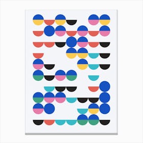 Color Circles 1 Canvas Print