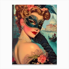 Venice Mask Canvas Print