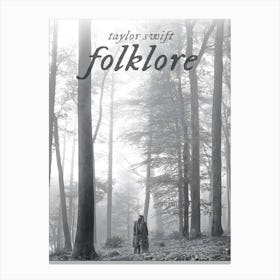 Taylor Swift Folklore Album Canvas Print