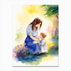 Mother And Child Canvas Print