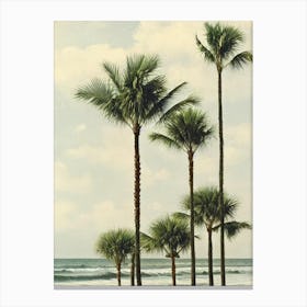 Daytona Beach Florida Vintage Canvas Print