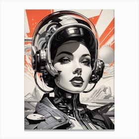 Futuristic Woman 2 Canvas Print