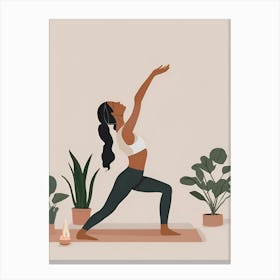 Yoga Pose 10 Canvas Print