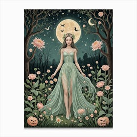 Halloween Princess Canvas Print