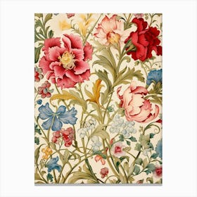 Floral Wallpaper 195 Canvas Print