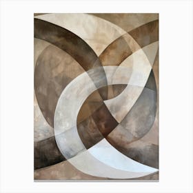 Abstract Swirls 1 Canvas Print