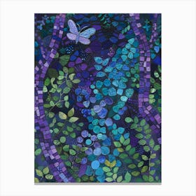 Butterfly In The Forest 1 Canvas Print