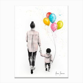 A Beautiful Day Together Canvas Print