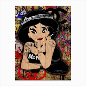 Pop Art Princess Fashion Canvas Print