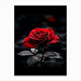 Dark Rose 8 Canvas Print