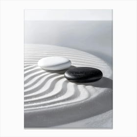 Zen Sand 1 Canvas Print