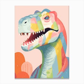 Colourful Dinosaur Camarasaurus 2 Canvas Print