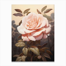 Rose 10 Flower Painting Canvas Print