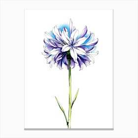 Watercolor Flower 1 Canvas Print