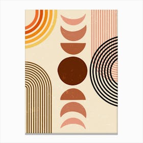 Abstract Geometric Pattern 2 Canvas Print