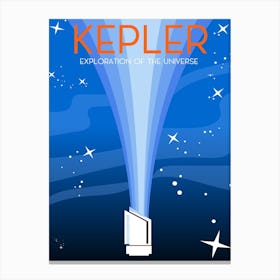 Kepler Exploration Of The Universe Canvas Print