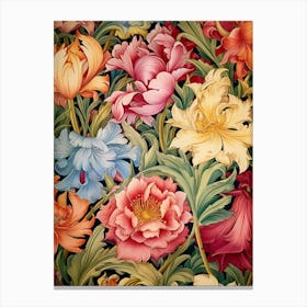 Wallpaper Floral Pattern 9 Canvas Print