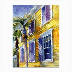 Charleston House Painting Canvas Print