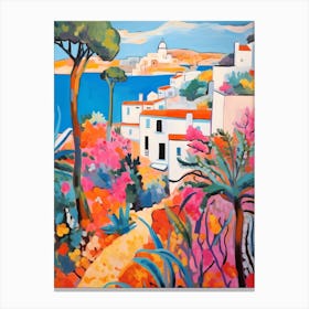 Ibiza Spain 5 Fauvist Painting Canvas Print