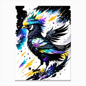 Crow bird Canvas Print