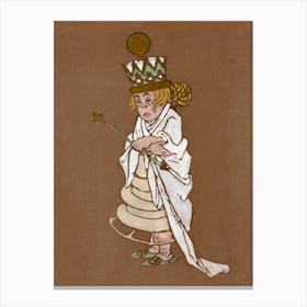 White Queen (1915), Alice in Wonderland Canvas Print