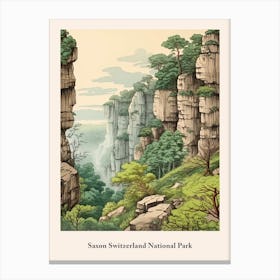 Saxon Switzerland National Park Canvas Print