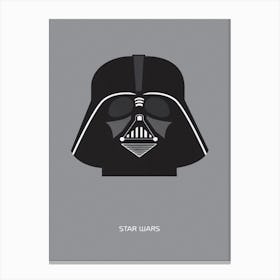 Darth Vader Minimalist Canvas Print