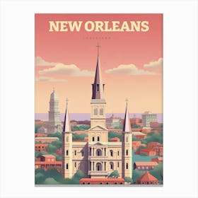 New Orleans Louisiana Travel Canvas Print
