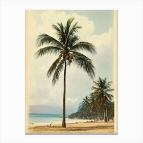 Karon Beach Phuket Thailand Vintage Canvas Print