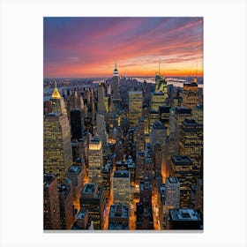 Urban Energy at Its Peak Canvas Print