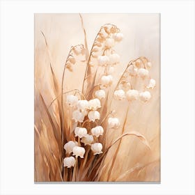 Boho Dried Flowers Lily Of The Valley 2 Canvas Print