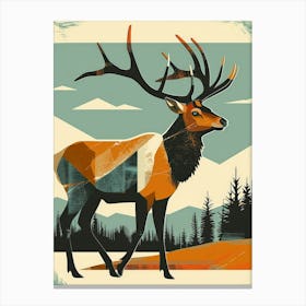 Elk Canvas Print 2 Canvas Print