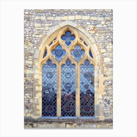 Stained Glass Window Canvas Print