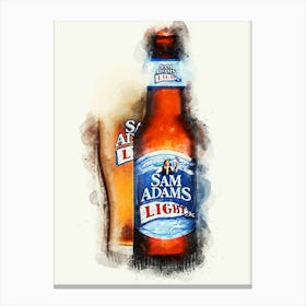 Sam Adams Light Canvas Print