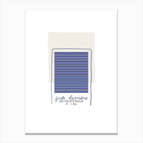 Les Volets Bleus - Collection "Sur la route de Cercal" - - Manon de Molay Canvas Print