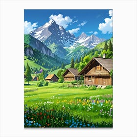 Alpine Village 5 Canvas Print