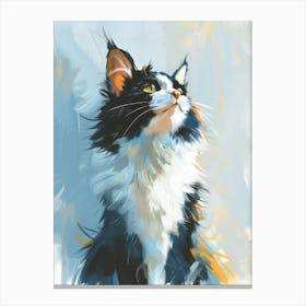 Cat Painting 7 Canvas Print