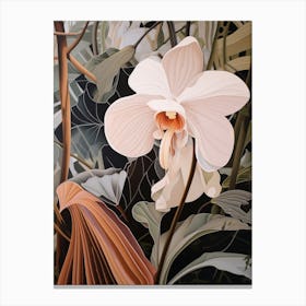 Flower Illustration Orchid 2 Canvas Print